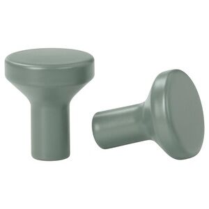 New IKEA BAGGANÄS Knob, gray-green, 13/16 " 2pack kitchen/bathroom cabinets